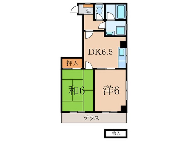 カ・ドーロ滝山の物件間取画像